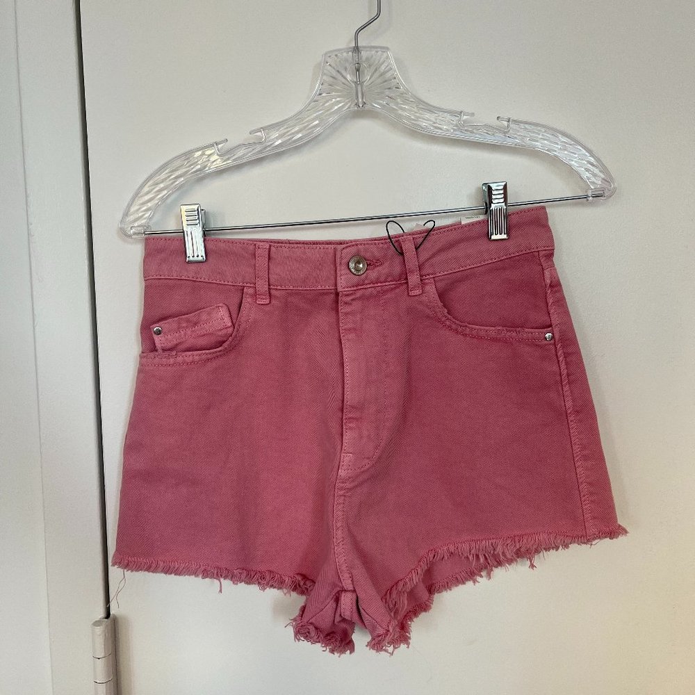 Pink Denim Zara Shorts